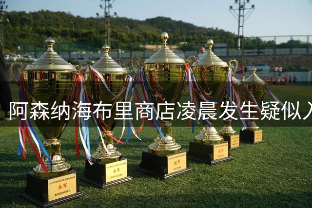 阿森纳海布里商店凌晨发生疑似入室盗窃案 警方到场调查